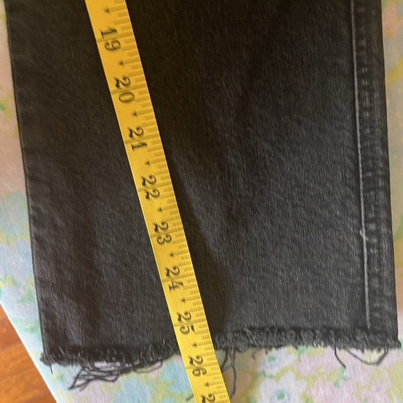 Agolde | Pinch Waist High Rise Washed Black Size 26/2 90s Straight Leg Y2K - Picture 14 of 14